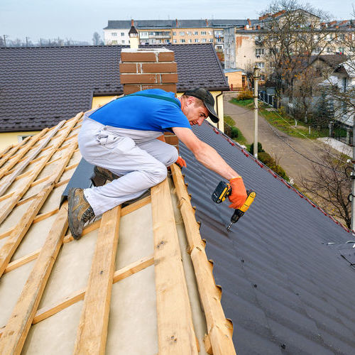 A New Roof Installation