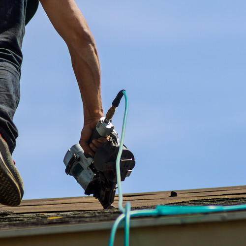 Roof Repair in Progress