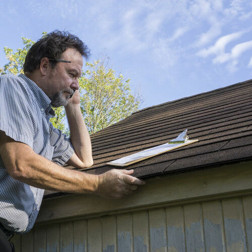 A Roof Inspection in Progress